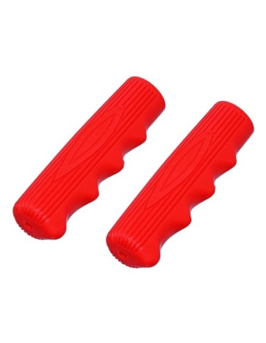 Grips 7/8 long 115mm Kraton Rubber 212 Red.